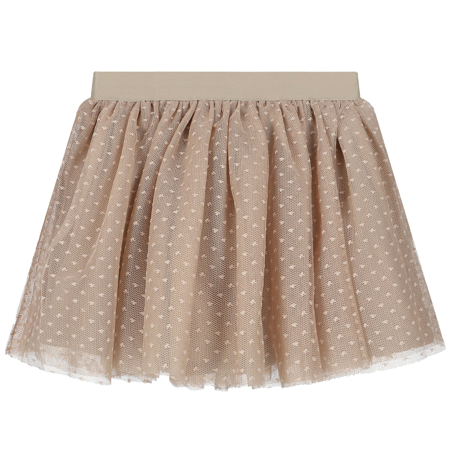 Girls Red & Beige Tulle Skirt Set, 2, hi-res image number null